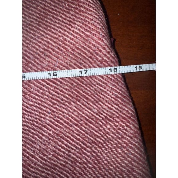 Vintage Original Penguin Wool A-Line Skirt Rose Pink Herringbone Preppy Lined - Picture 15 of 16